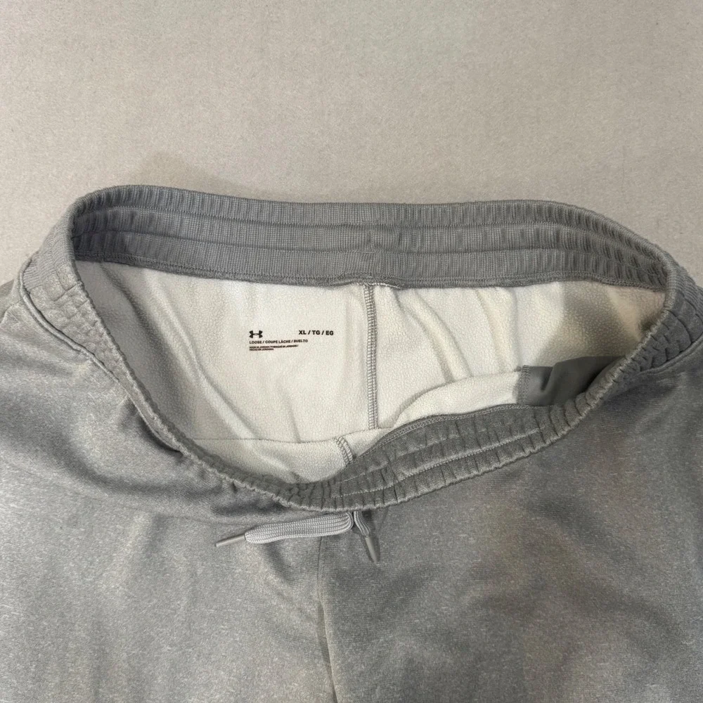 Under Armour Sweatpants Mens XL Gray Loose Fit Fleece Lined Athletic Joggers